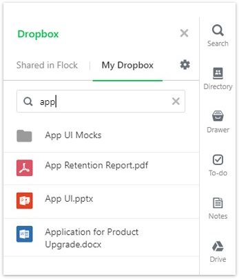 how to use dropbox app